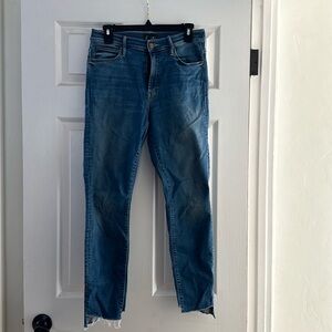 Mother Denim The Stunner Two Step Fray: Love for Sail